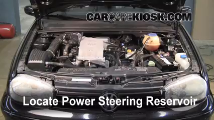 2002 Volkswagen Cabrio GLX 2.0L 4 Cyl. Power Steering Fluid Add Fluid